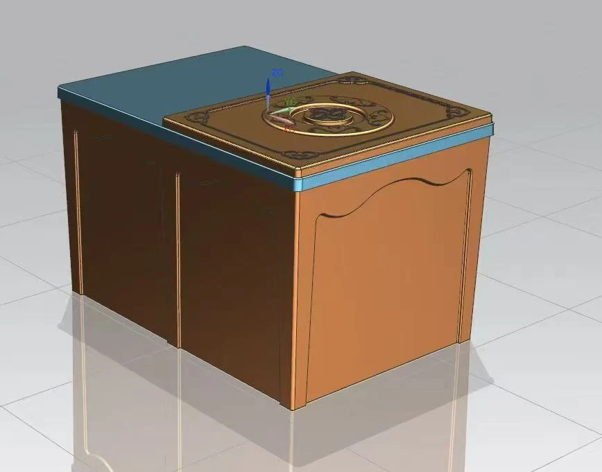 Kompositmaterial Underjordisk nedbrytningsboxform